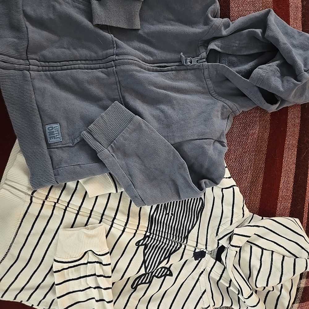 Carter's Slate Blue Zip-Up Hoodie
